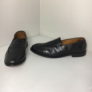 Allen Edmonds Randolph Mens Black 14 D Slip on Penny Loafers